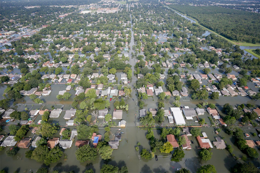 hurricane harvey flooding from hurricane